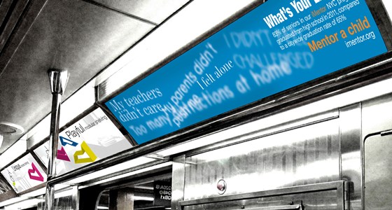 iMentor Subway Campaign: imentor subway campaign